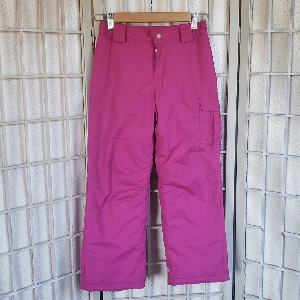 White Sierra pink snow girls pants S